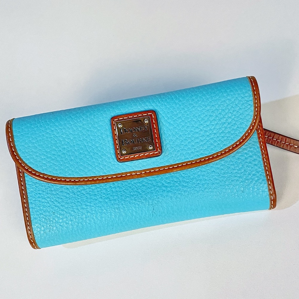 Dooney and Bourke Calypso Turquoise Wallet